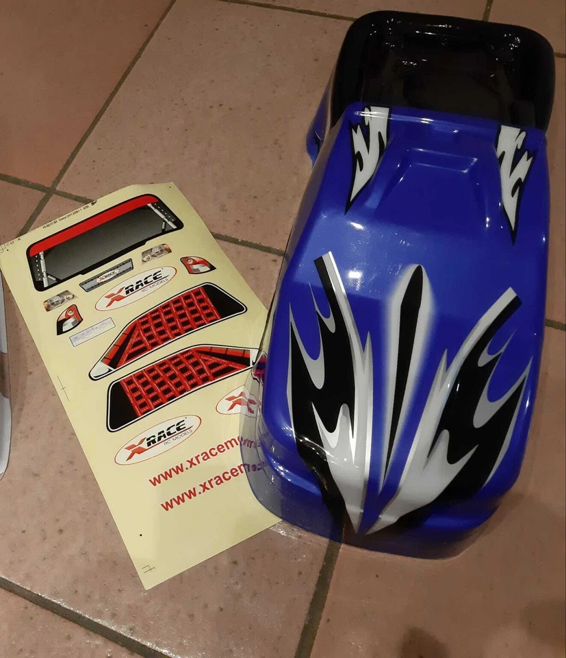 CARROZZERIA MONSTER BLU SCALA 1:10 BS904-013B XRACE - Immagine 1 di 1