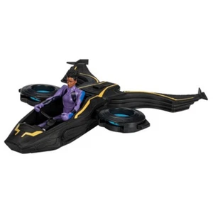 Marvel Black Panther Wakanda Forever Vibranium Blast Sunbird Jet con Shuri Acti - Foto 1 di 12