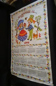Calendario de tela 1976 bicentenario - Imagen 1 de 6
