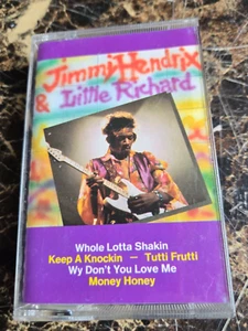 Jimi Hendrix & Little Richard original canadian cassette - Picture 1 of 4