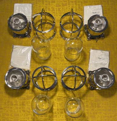 Rejuvenation Chrome Wall Sconce A6500 Indoor Outdoor Chrome Qty 4 Available - Image 1 of 4