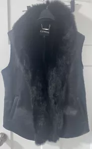 express shearling vest large NWOT - Picture 1 of 5