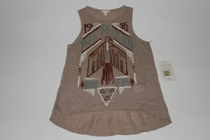 Top sin mangas para mujer True Religion Hawklines con costuras. Talla M. - Imagen 1 de 5