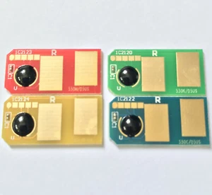 4 chips de tóner para OKI C511dn/C531dn/MC562dnw/MC562dn 44973508 44469722 44469724 - Imagen 1 de 1
