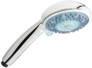 LED Handbrause Duschkopf Brausekopf 110 mm 7-fach Farbwechsel 3 Strahlarten - Bild 1 von 4