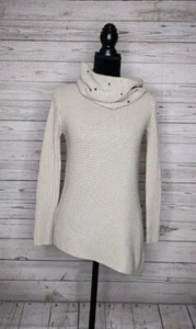 Suéter con dobladillo asimétrico texturizado Apt 9 Petites capucha extraíble para mujer XSP nuevo - Imagen 1 de 7