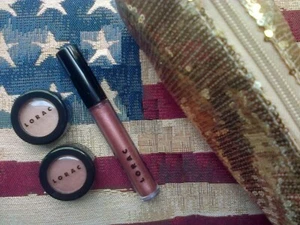 LORAC Bronze Spring Bling Collection: Lip Gloss in 3D Lustre, 2 eyeshadows & bag - Picture 1 of 8