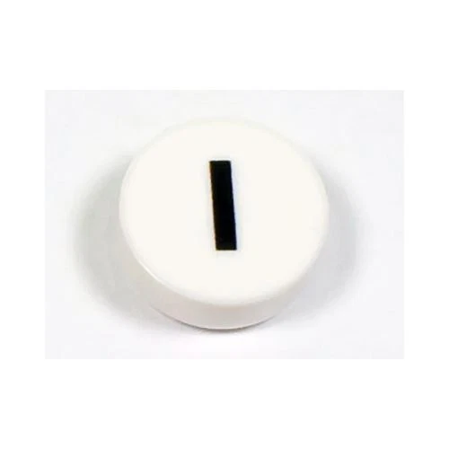 LEGO Stadt Zubehör Alphabet Großbuchstabe Buchstabe“ I ” Stein Rund 1 x 1 (S) - Bild 1 von 1