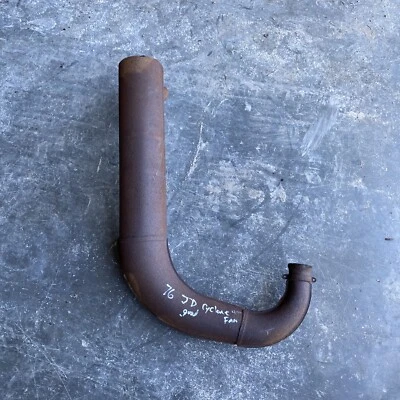 1976 John Deere Vintage Snowmobile Cyclone 440 Fan Exhaust Pipe Muffler - Image 1 of 4