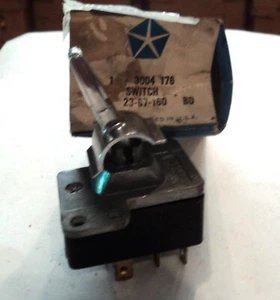 NOS 2 SPEED WIPER SWITCH for MOPAR 1968 PLYMOUTH DODGE C BODY FURY POLARA - Picture 1 of 1