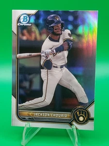 Bowman Draft 2022 - Rifrattore cromato #BDC-115 Jackson Chourio - Foto 1 di 3