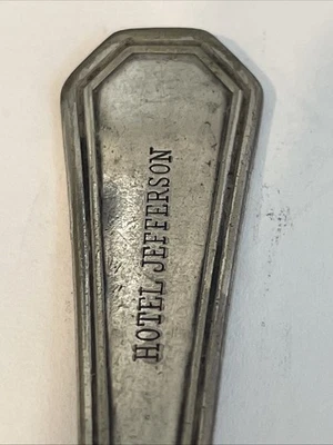 Hotel Jefferson Spoon Vintage Souvenir Collectible - Image 1 of 3