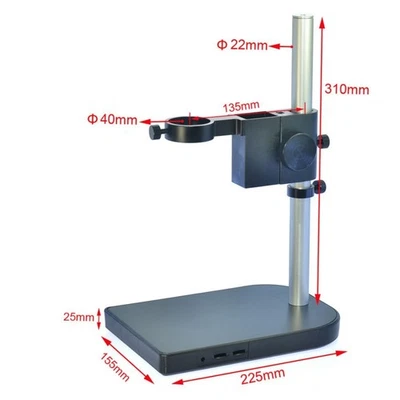 Support C pour Microscope Objectif Bague Adaptateur pour Appareil Photo avec Dia - Photo 1/3