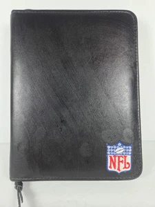 National Football League NFL Organizer Coach Planner Black 6 Ring Zip Binder - Picture 1 of 6
