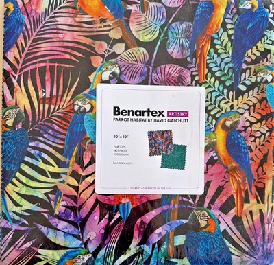 BATIKS "BELLEZA NATURAL" DE NORTHCUTT 42 PIEZAS 10" CUADRADOS CAPA PASTEL Foto 1 de 2