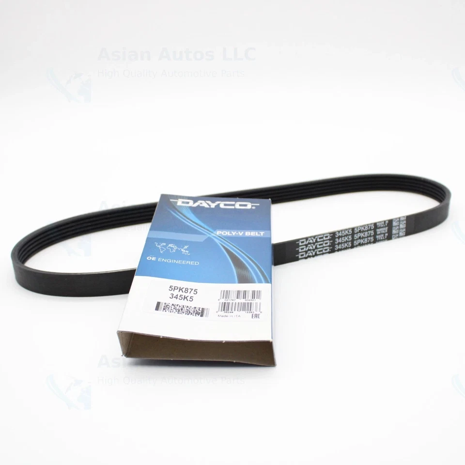 Cinturón Dayco Serpentine 5PK875 para Pontiac G4 G5 LeMans Optima Solstice Sunfire Foto 1 de 1
