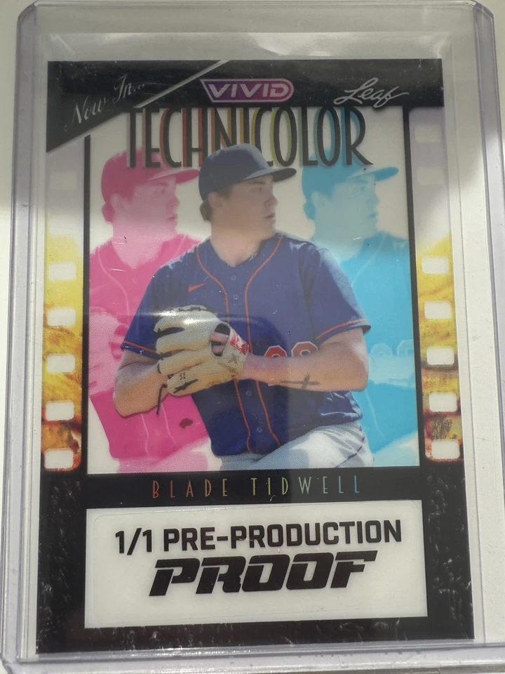 BLADE TIDWELL 2024 Leaf Vivid Technicolor Pre-Production Proof 1/1 RC - Image 1 of 1