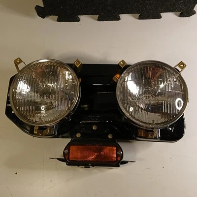 1963 Chevy Chevrolet Headlight Bezel Housing with NOS T3 Headlights NOS OEM RH - Image 1 of 4