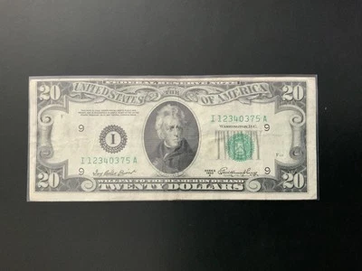 1950A $20 DOLLAR BILL I12340375A - Image 1 of 4