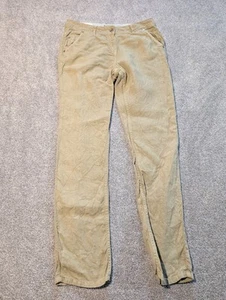 Poetry Pants Womens 8 Beige Linen Trousers Straight Leg - Picture 1 of 9