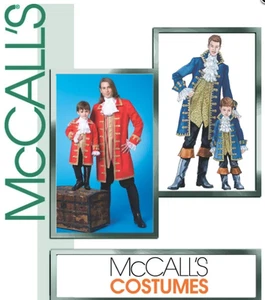 Pirate Costume Sewing Pattern U-Pick Size Boys 3-6 Men's S-L McCall's 4626 OOP - Picture 1 of 2