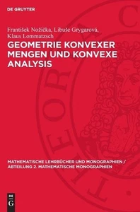 Geometrie Konvexer Mengen Und Konvexe Analysis by Frantisek Nozi?ka Hardcover Bo - Picture 1 of 1