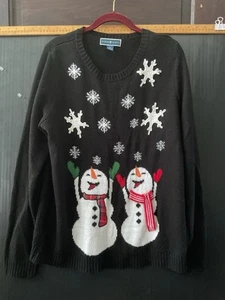 Vintage Karen Scott Christmas Sweater SZ XL - Picture 1 of 6