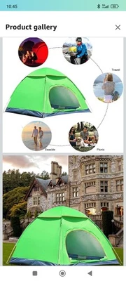 Tragbares 2 Personen Zelt, Outdoor, Camping , Urlaub, Neu, Angebot, Schnäppchen  - Bild 1 von 4