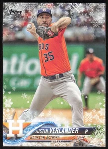 2018 Topps Holiday #HMW20 Justin Verlander - Picture 1 of 2