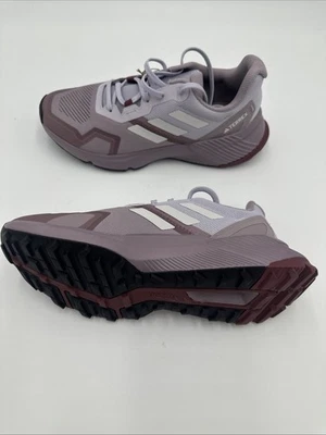 Tênis de corrida Adidas Terrex Soulstride feminino 9 trilha roxo borgonha IH3450 - Imagem 1 de 4
