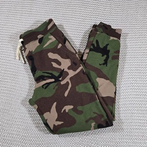 Polo Ralph Lauren Camo Fleece Jogger Pants Boys Sz M (10-12) Tapered Sweatpants - Picture 1 of 11