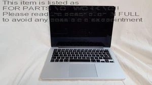 PARTS REMOVED!! Apple MacBook Pro Early 2015 13" Laptop Full Specs Unknown - Picture 1 of 14
