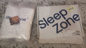 Gonna Letto Zona Sonno King Size 78" x 80" x 15" Bianco Nanotex Resistente Statico - Foto 1 di 7