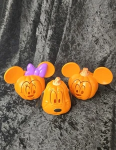 3 pz. mini zucca decorazione Disney Minnie Topolino Pippo Halloween - Foto 1 di 8