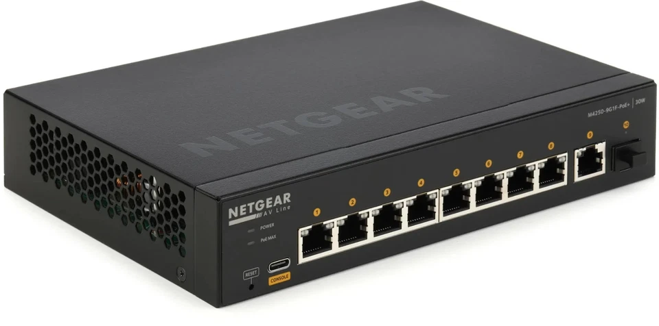 Netgear AV Line M4250 9G1F PoE plus GSM4210PD-100NAS