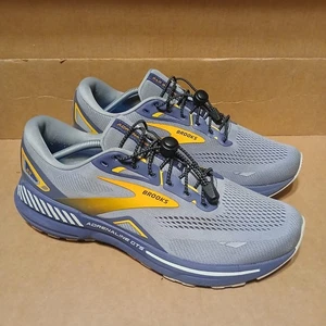 Brooks Adrenaline GTS 23 Herren 12 Running Sport Tennisschuhe blau gelb - Bild 1 von 7