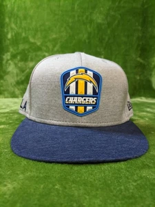 NFL Los Angeles Chargers New Era 59FIFTY Fitted Cap Hat 7 3/8 Raised Logo Bolts  - Picture 1 of 9
