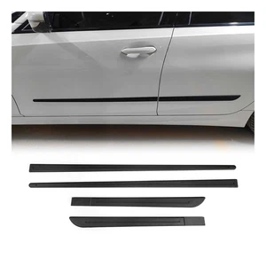 Side Door Molding Trim Skirt Garnish for Audi Black 4 Pcs - Picture 1 of 12