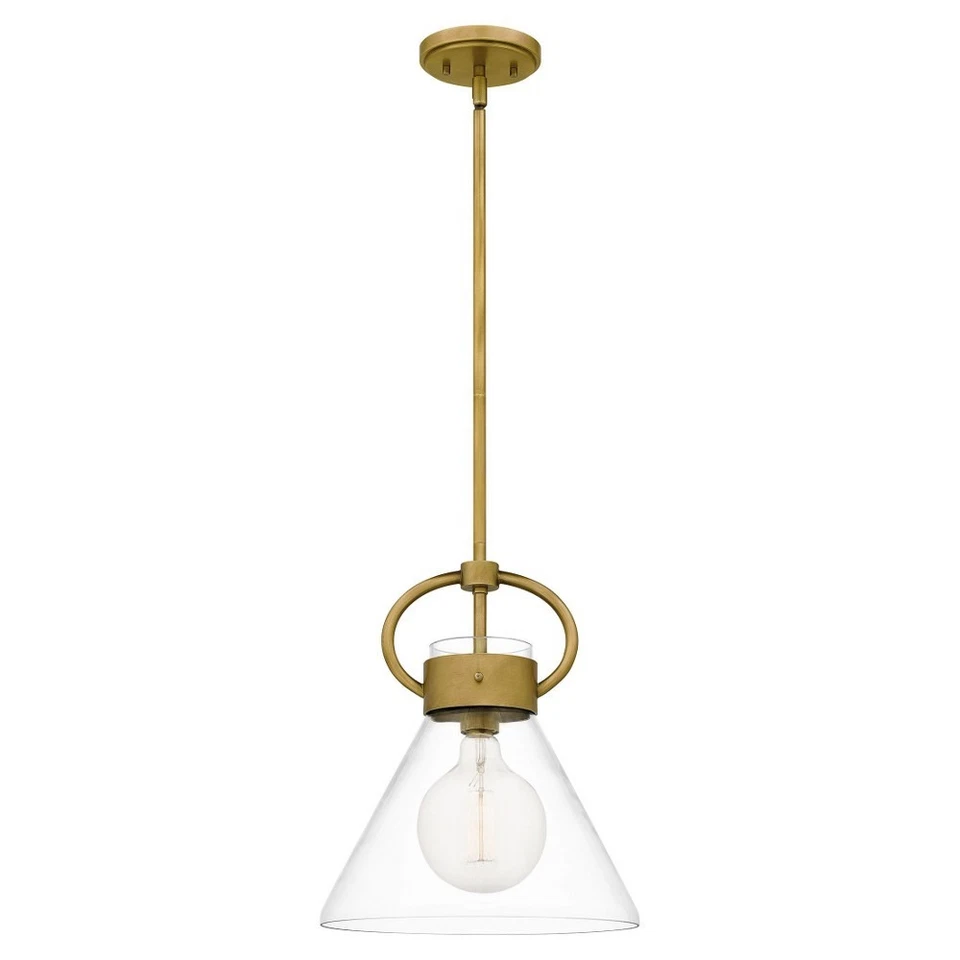 Webster - Mini colgante de 1 luz en estilo tradicional - 14,75 pulgadas de alto y 12 Foto 1 de 1