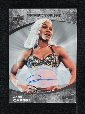 2021 Upper Deck AEW Spectrum Auto Jade Cargill #58 Rookie Auto RC - Image 1 of 2
