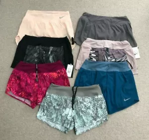 NIKE FLEX running SHORTS SIZE XS 6 & S 8-10 XL 16 PINK BLUE khaki grey BNWT - Picture 1 of 31