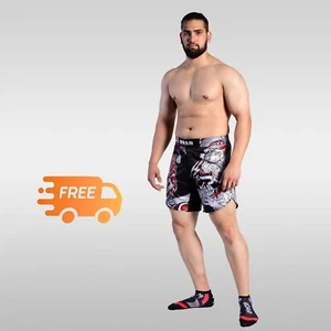 MMA Jiu Jitsu Nogi Compression Shorts  BJJ Grappling & Training Wear for Men - Picture 1 of 4