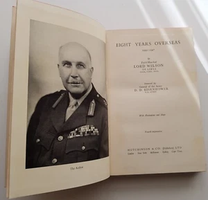 Acht Jahre Übersee 1939 - 1947 Lord Wilson von Libya Palästina Persien Irak 1950 - Bild 1 von 4