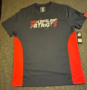 NWT New England Patriots Football Blue / Red NFL Men’s T-Shirt XL D17 - Picture 1 of 7
