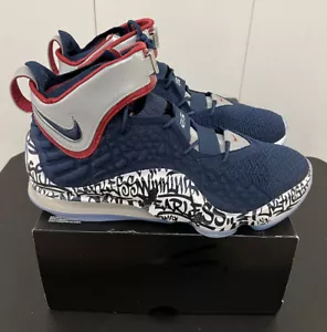 New Nike LeBron 17 Graffiti Remix CT6047 400 Men Size 15 - Picture 1 of 10