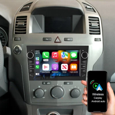 NHOPEEW 2+64 GB per Opel Astra H Corsa C/D Zafira B autoradio Carplay Android 13 GPS NAVI