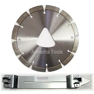 6" Green Concrete Diamond Blade with 1 Skid Plate fit Husqvarna Soff-Cut Saws - Picture 1 of 3