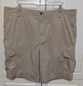 Chaps Ralph Lauren Men Cargo Shorts Size 40 Tan Khaki Pockets Lightweight DDD-28 - Picture 1 of 21