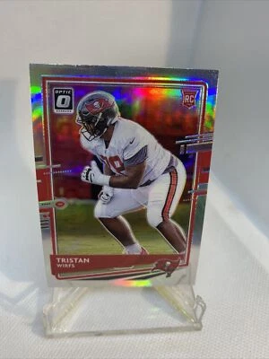 2020 Donruss Optic Tristan Wirfs #129 Rookie RC Silver Holo Buccaneers - Image 1 of 2