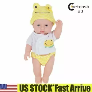 Full Body Soft Silicone Reborn Girl Doll Baby Dolls Vinyl Realistic Newborn Gift - Picture 1 of 10